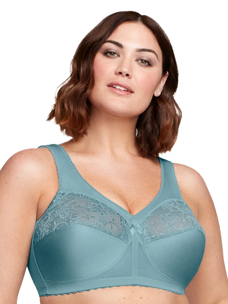 In Stock Glamorise Bra 1000 - Feel The Magic Wire-Free Support - Glacier