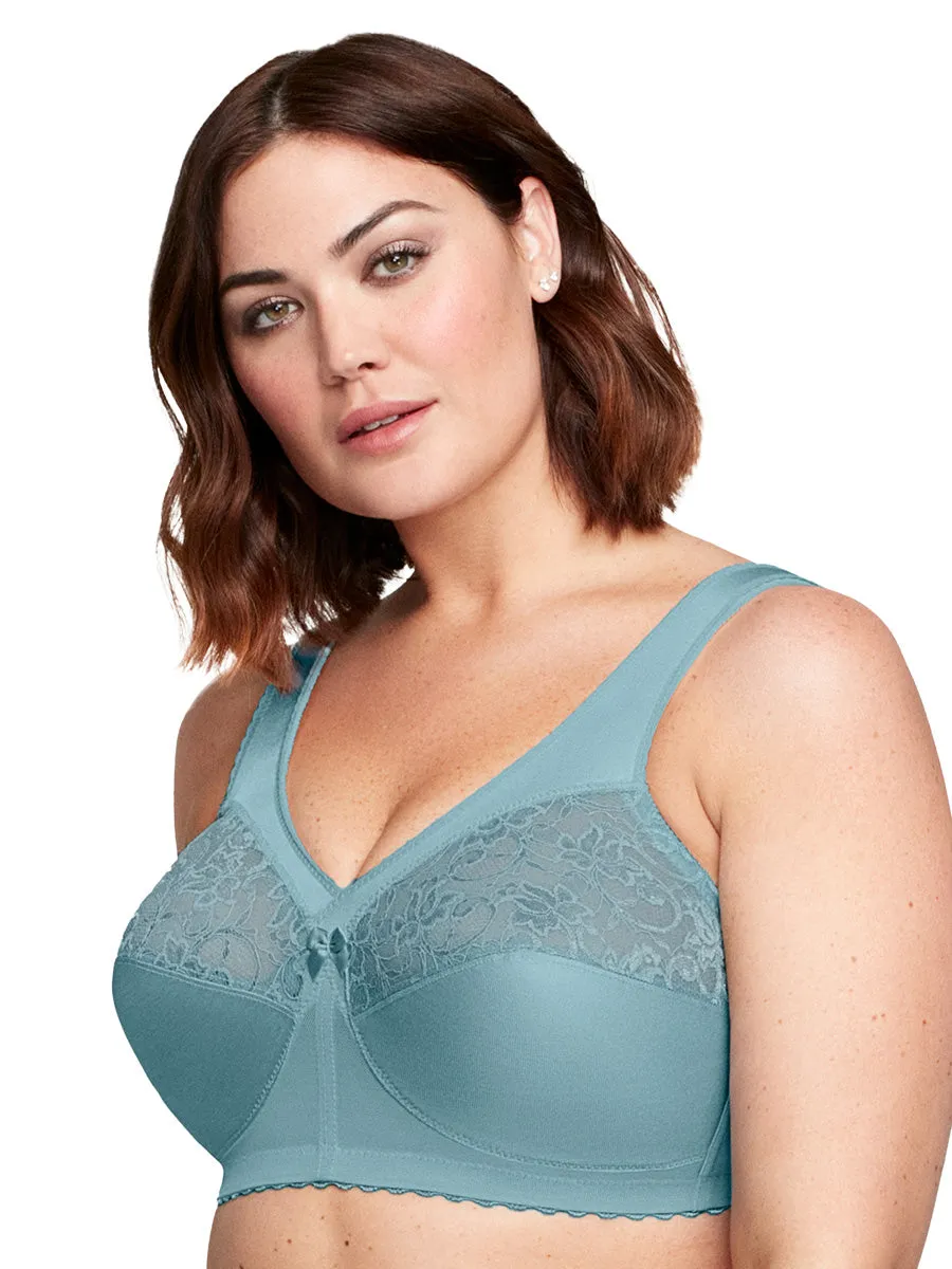 In Stock Glamorise Bra 1000 - Feel The Magic Wire-Free Support - Glacier