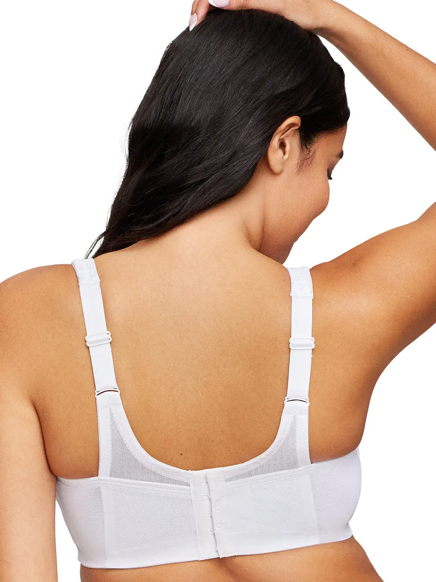 In Stock Glamorise Bra 1007 - MagicLift Seamless Everyday Bra - White