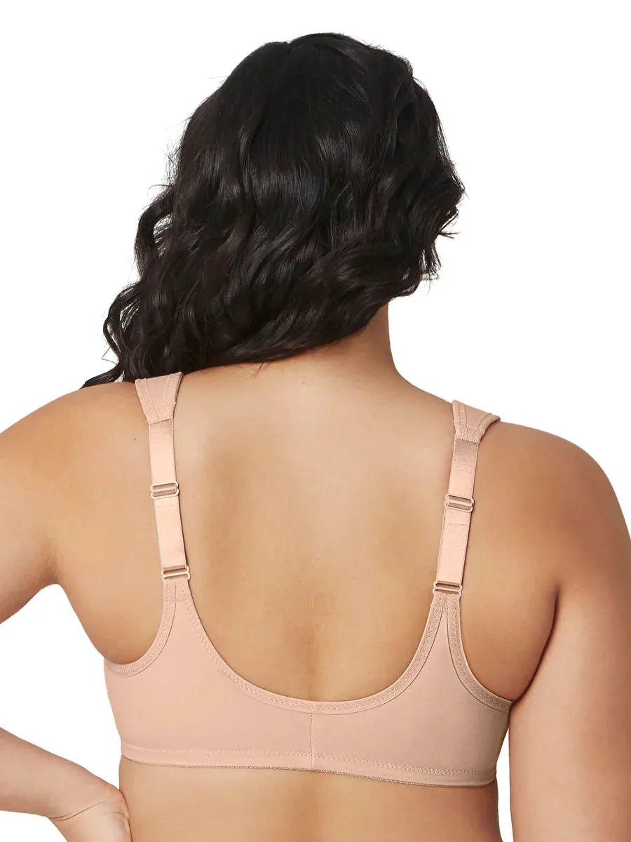 In Stock Glamorise Bra 1245 - Wonderwire Front Close Bra - Beige