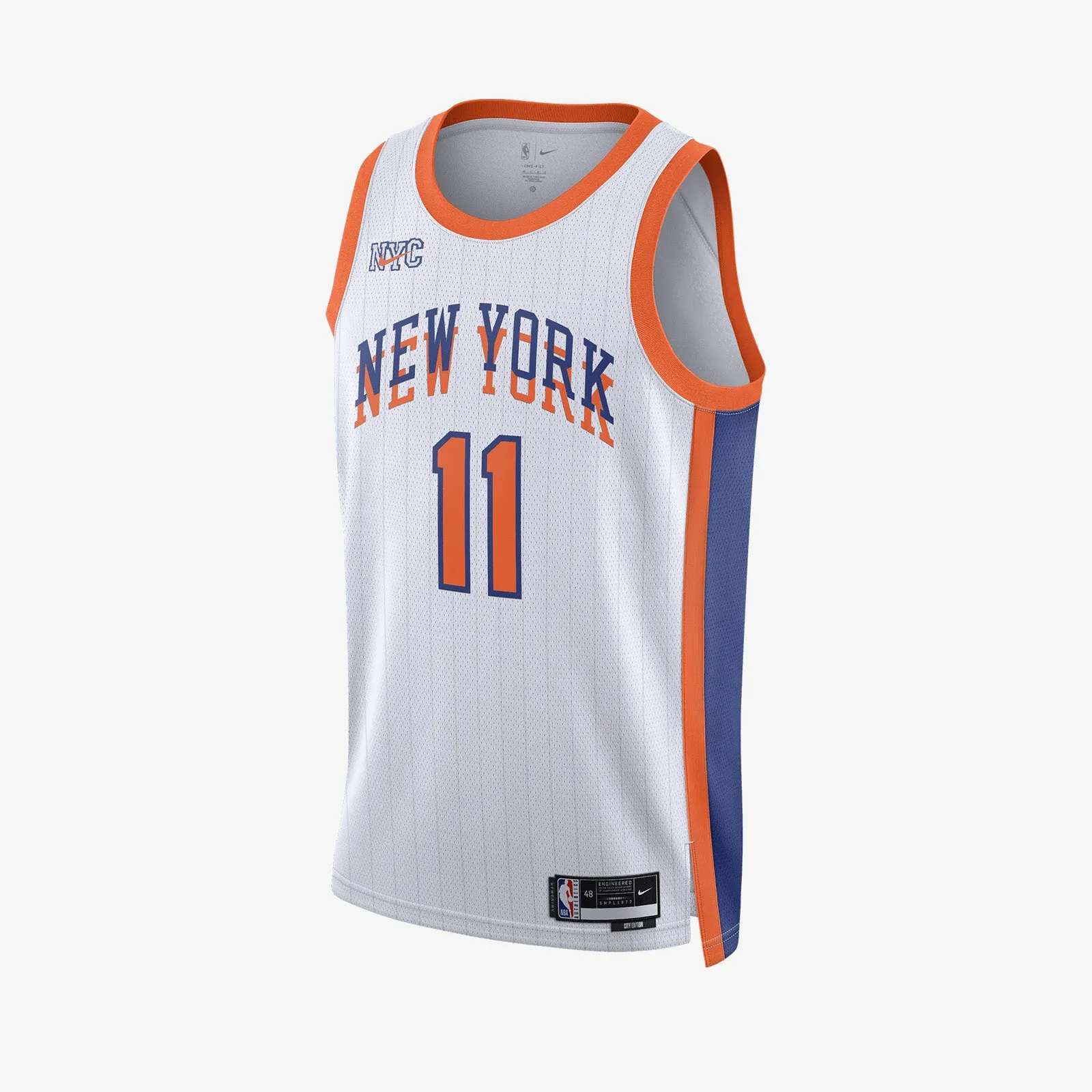 Jalen Brunson New York Knicks 2024/25 City Edition Swingman Jersey - White