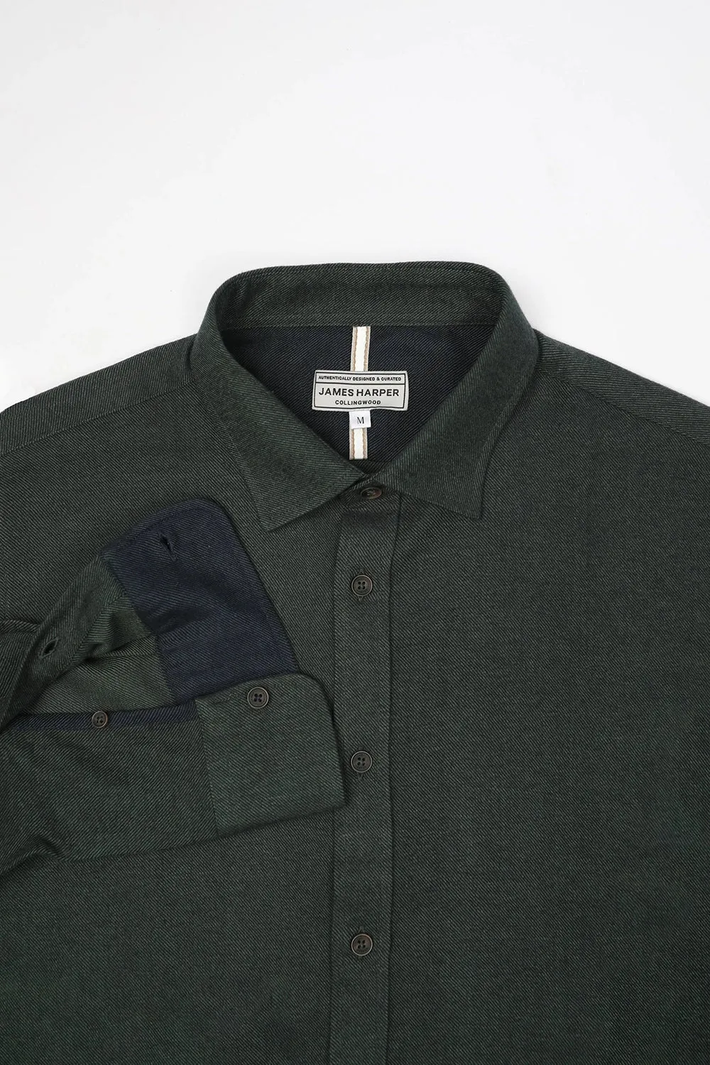 JAMES HARPER 2 TONE TWILL L/S SHIRT JHS582