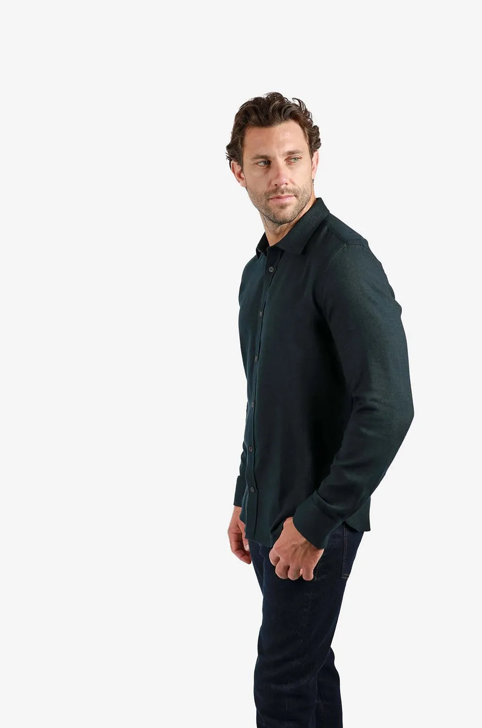 JAMES HARPER 2 TONE TWILL L/S SHIRT JHS582