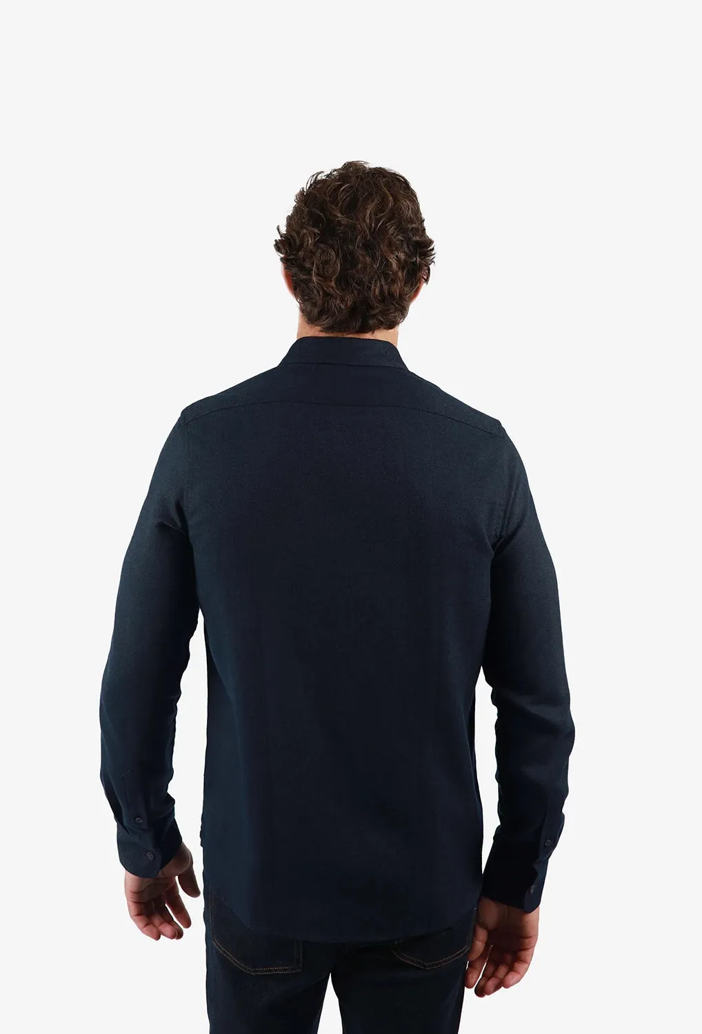 JAMES HARPER 2 TONE TWILL L/S SHIRT JHS582