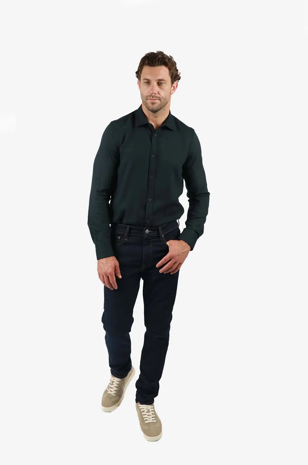 JAMES HARPER 2 TONE TWILL L/S SHIRT JHS582