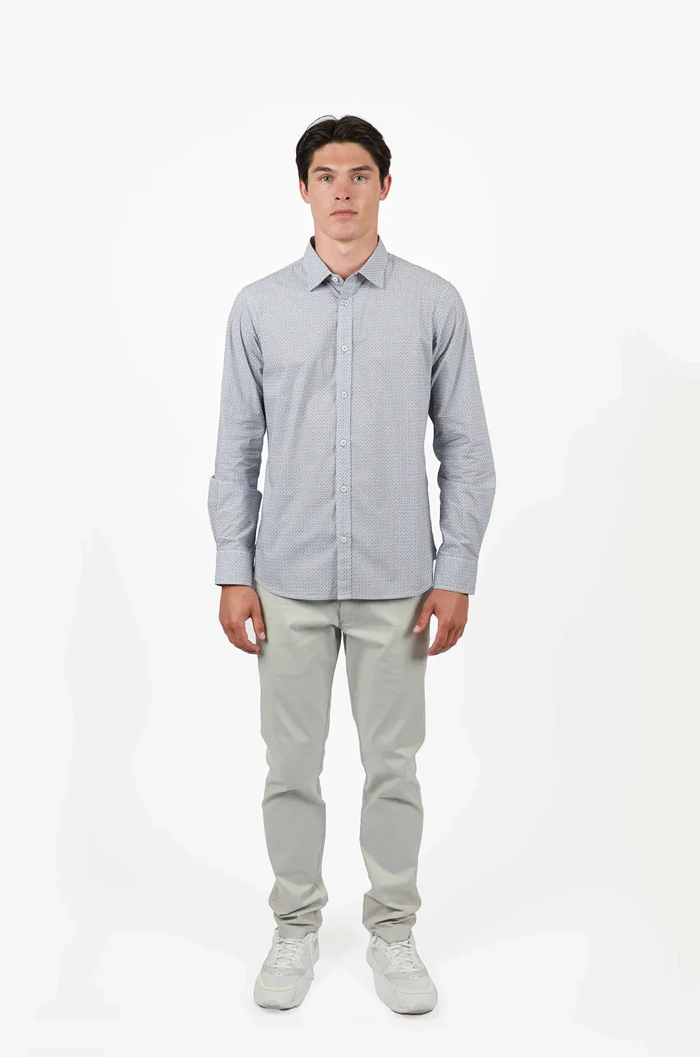 JAMES HARPER FAIRBANKS GEO PRINT L/S SHIRT JHS592