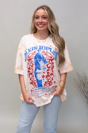 Janis Joplin In Concert OS Tee