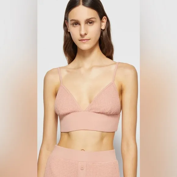 Jonathan Simkhai Standard NWT Juliette Bralette in Chai