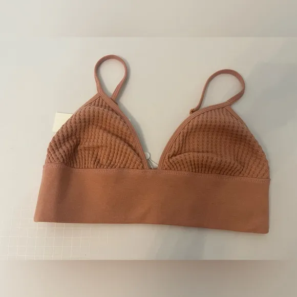 Jonathan Simkhai Standard NWT Juliette Bralette in Chai