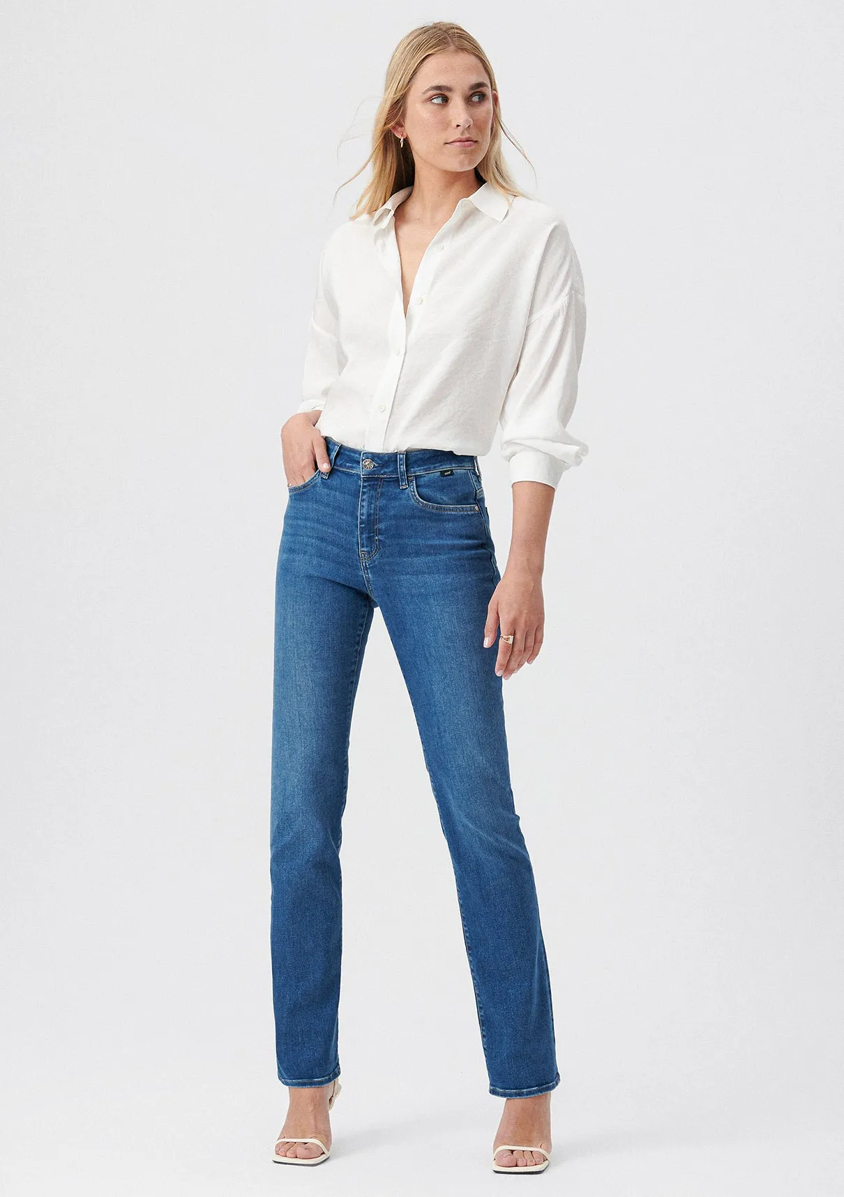 Kendra Mid Brushed Stretch Jean Pants