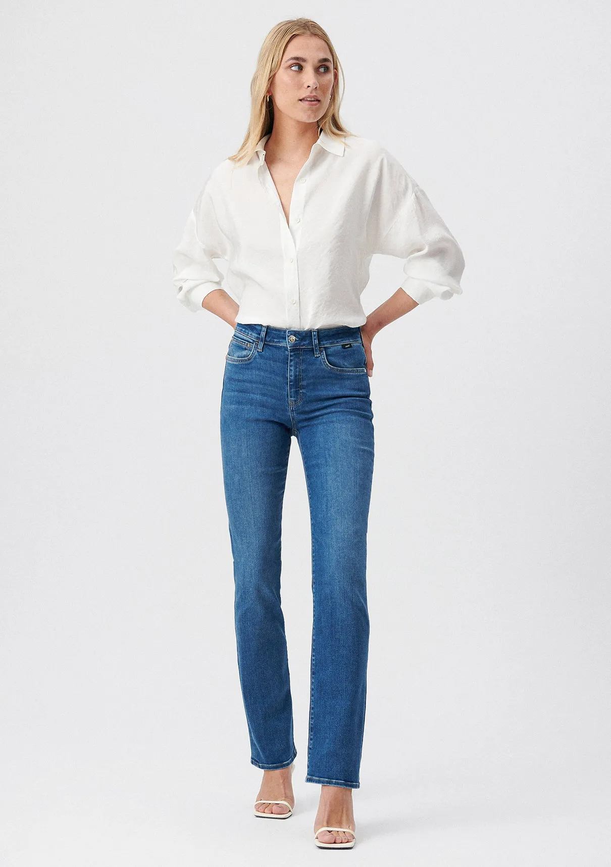 Kendra Mid Brushed Stretch Jean Pants