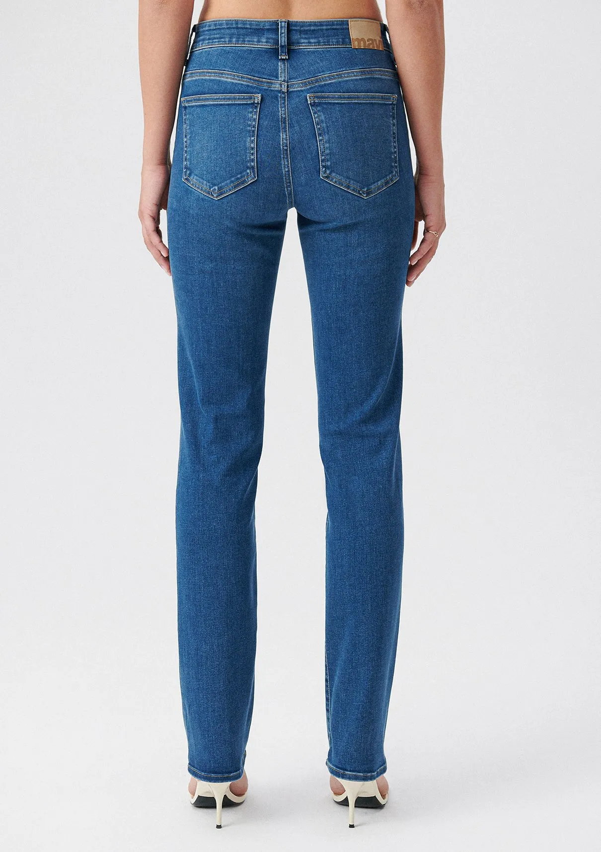 Kendra Mid Brushed Stretch Jean Pants