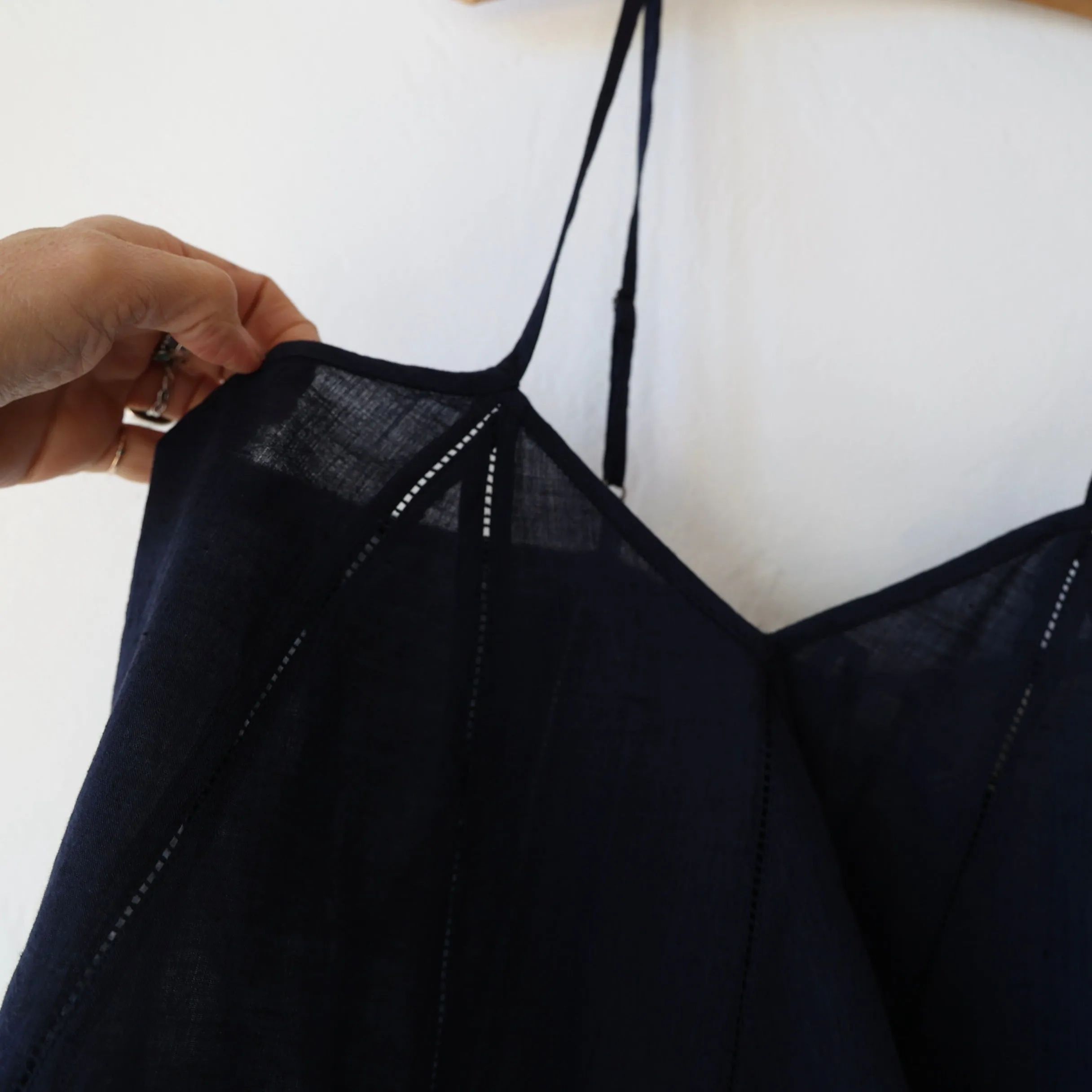 Khadi and Co. Strappy Top - Dark Indigo