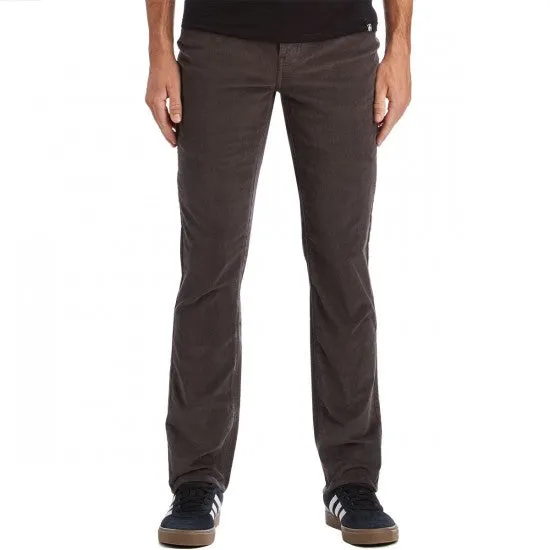 KREW K SLIM 5 POCKET CORD CHOCOLATE BROWN