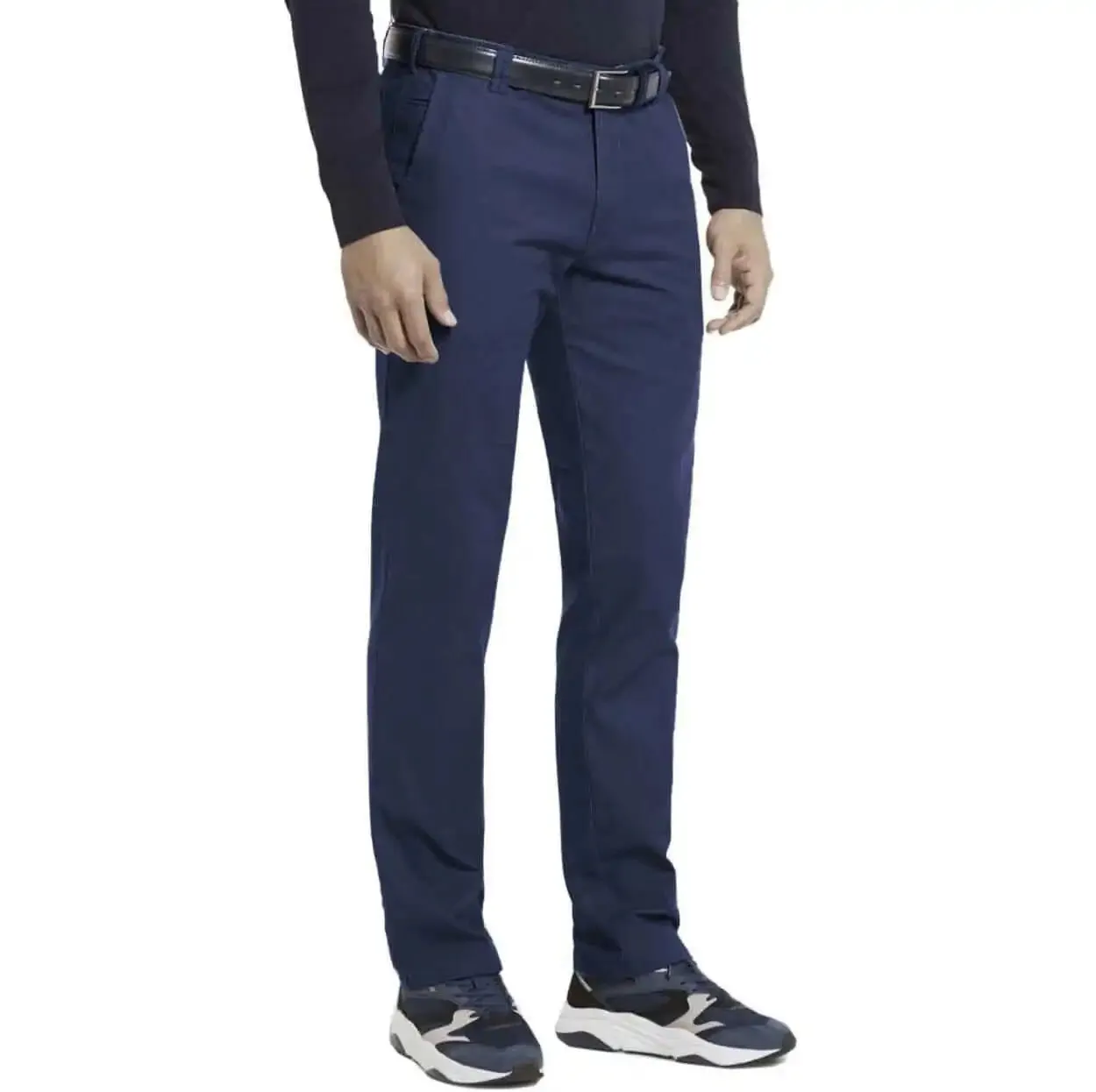 LCDN By Nalo Luigi Stretch Mens Chino Trousers Navy