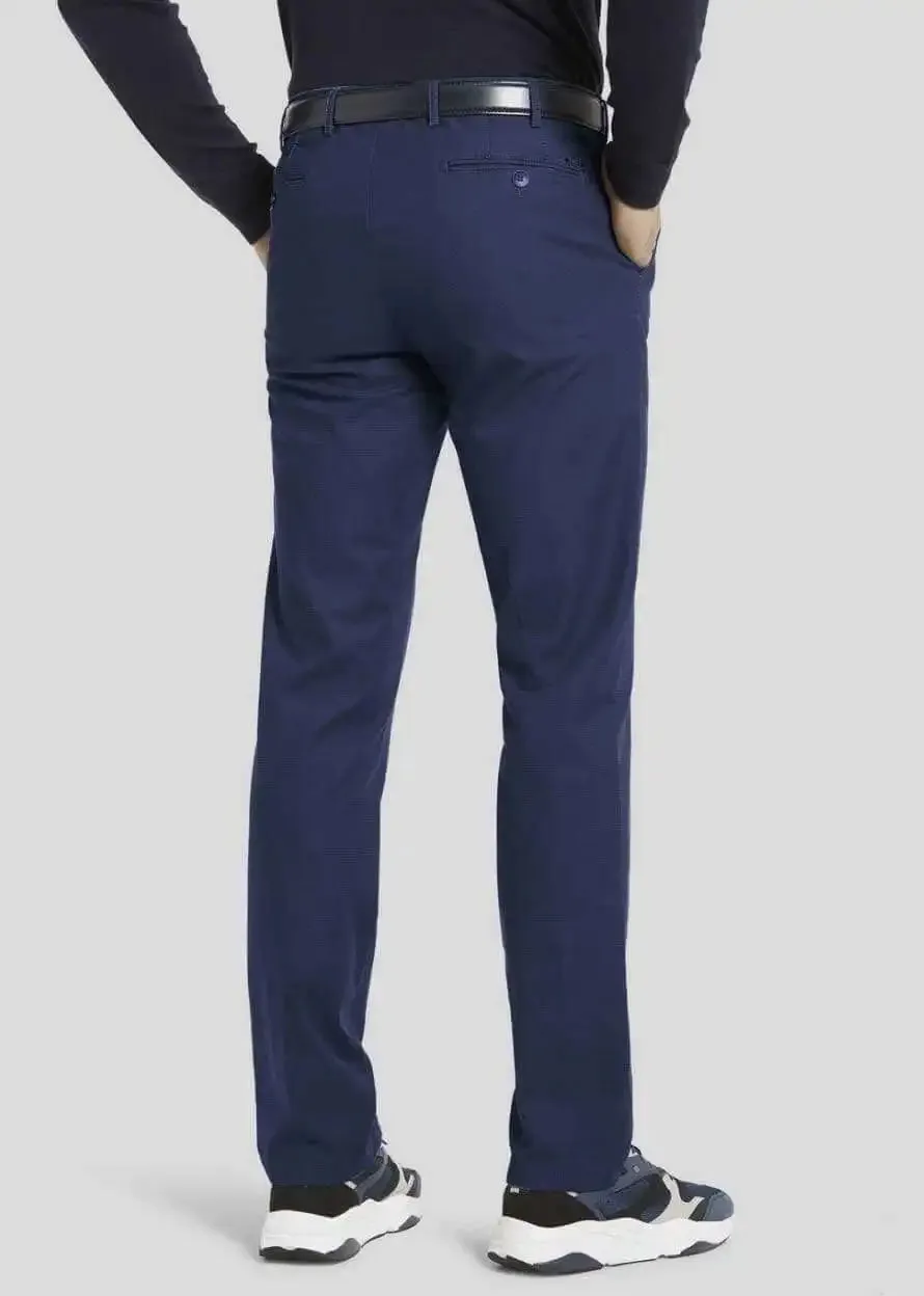 LCDN By Nalo Luigi Stretch Mens Chino Trousers Navy