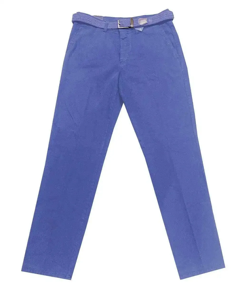 LCDN Men's Stretch Fit Chino Trousers Light Blue
