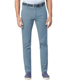 LCDN Men's Stretch Tapered Fit Chino Trousers Bruno Light Blue
