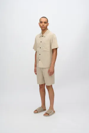 Lennon short sleeved shirt 4222 - White Pepper