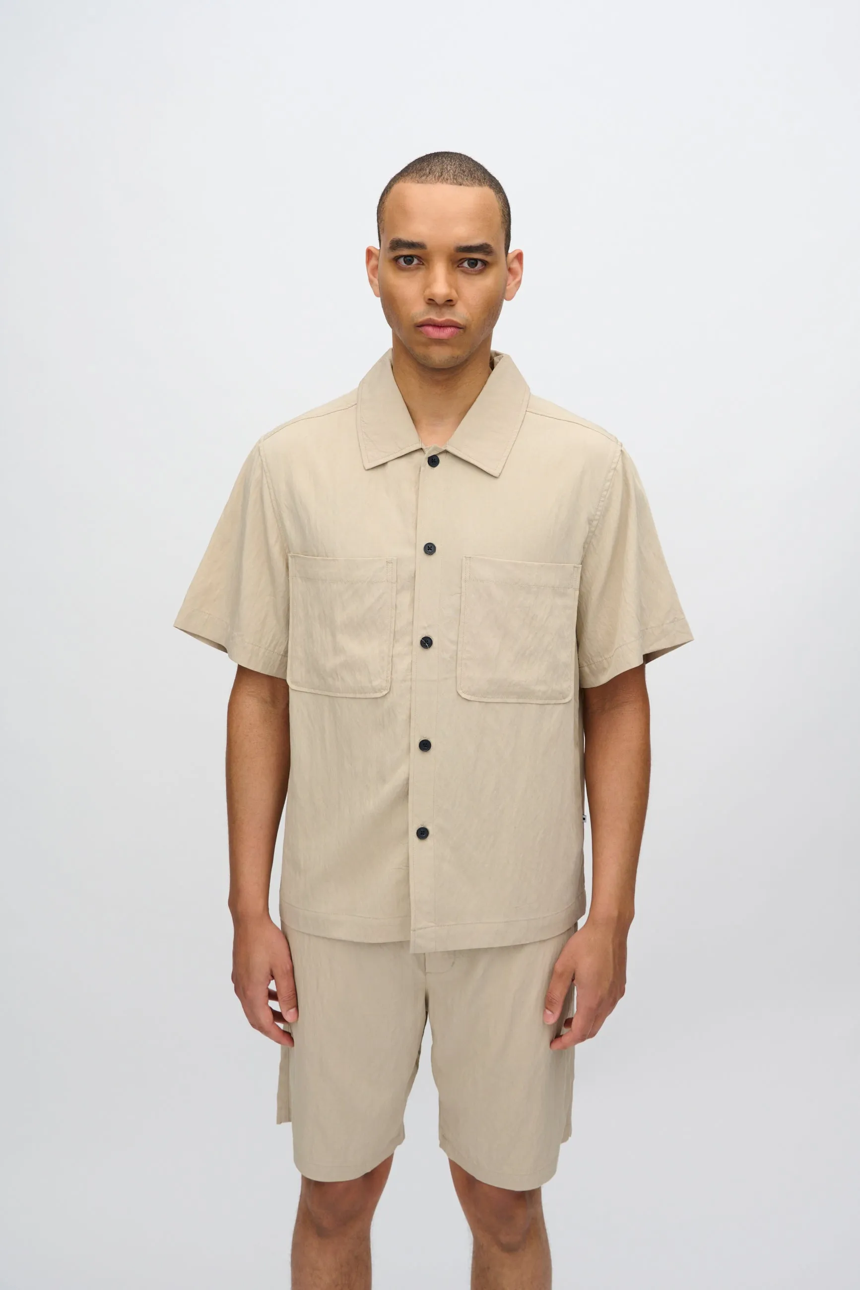 Lennon short sleeved shirt 4222 - White Pepper