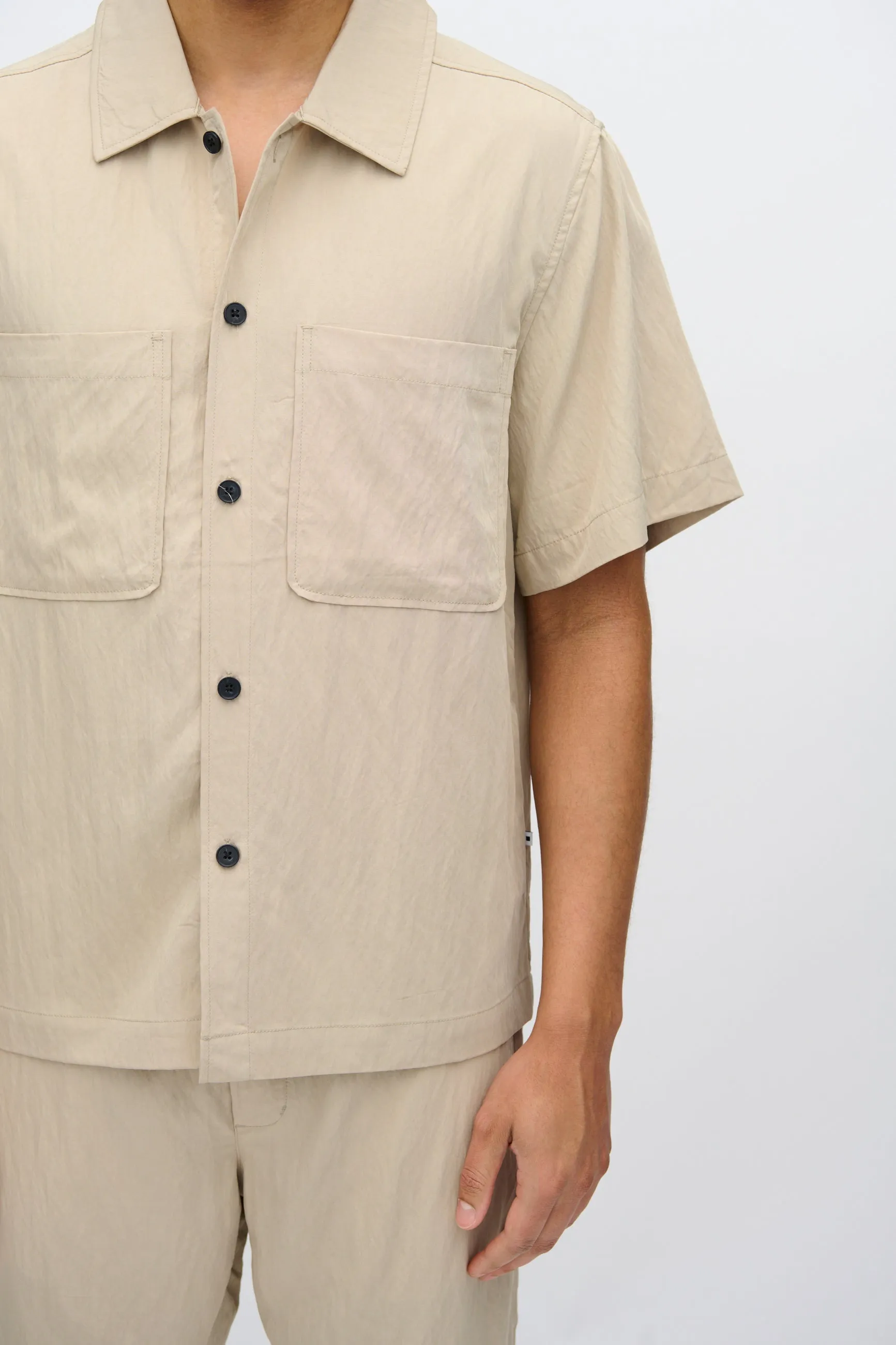 Lennon short sleeved shirt 4222 - White Pepper