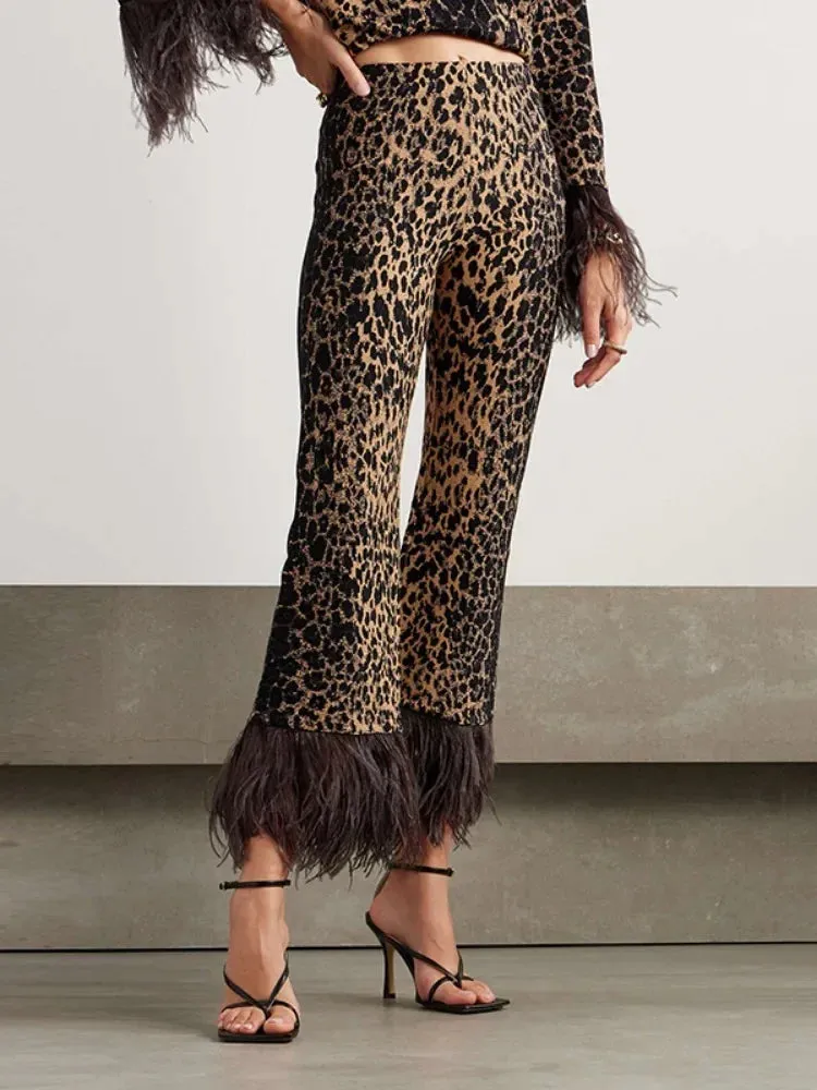 Leopard Printed Pant Sets