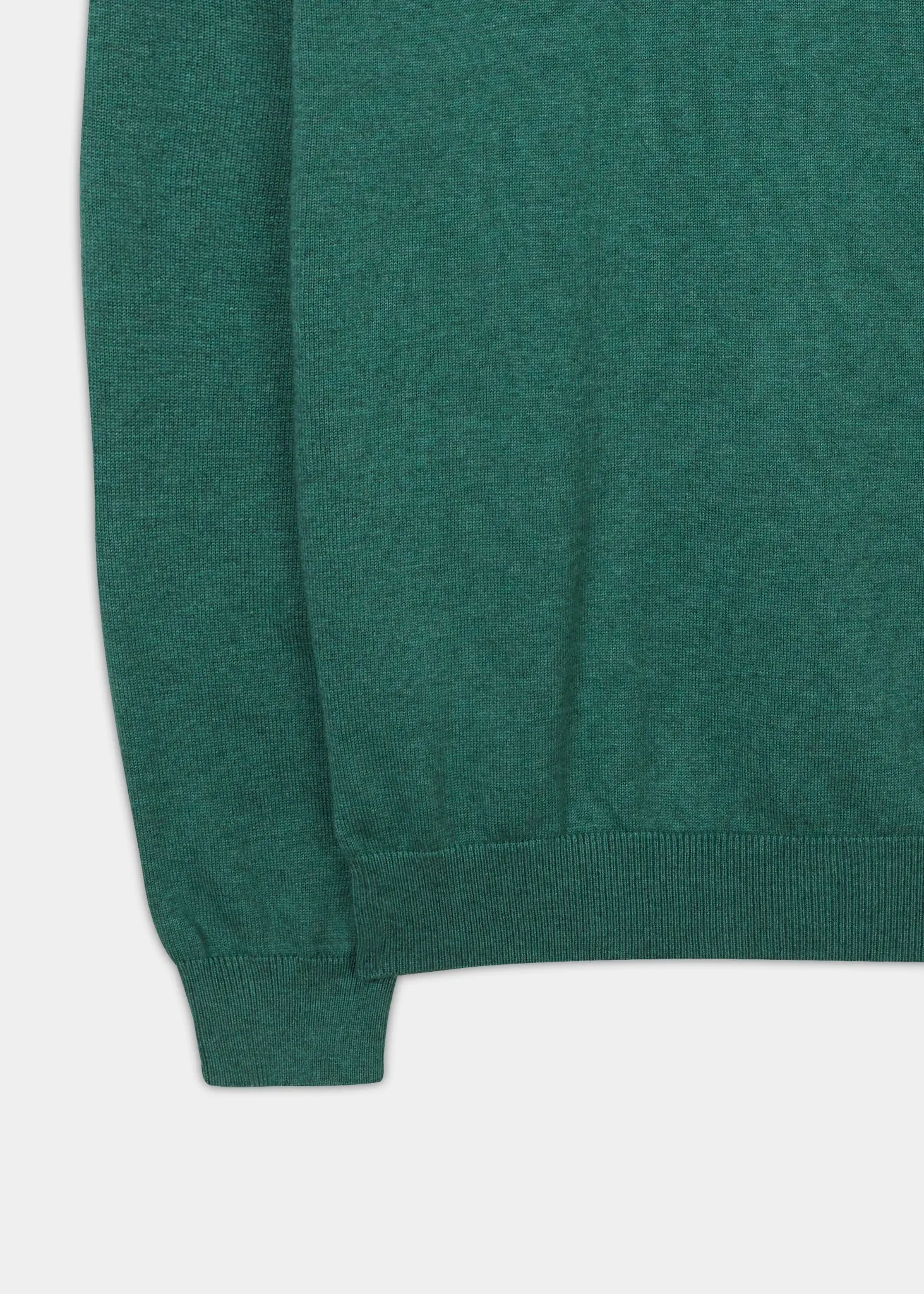 Leysmill Cotton Cashmere Jumper In Moorland