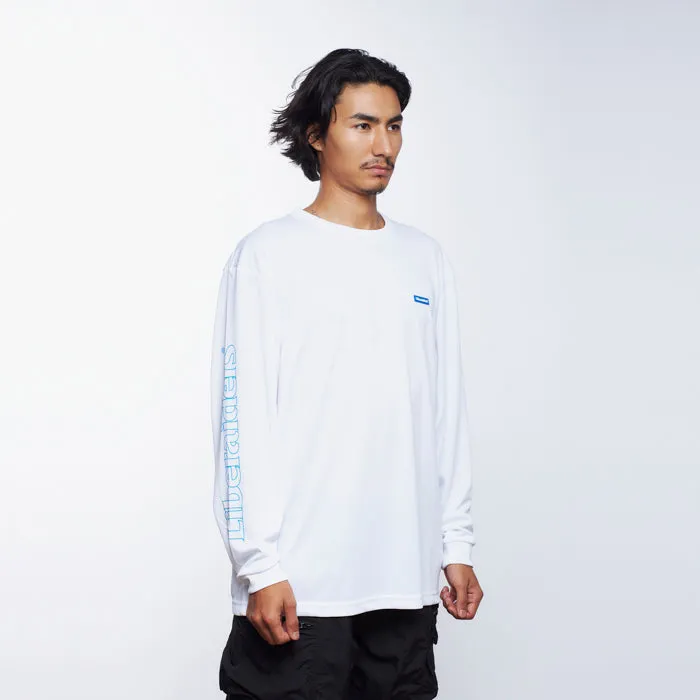 Liberaiders OG LOGO L/S DRY TEE(WHITE)