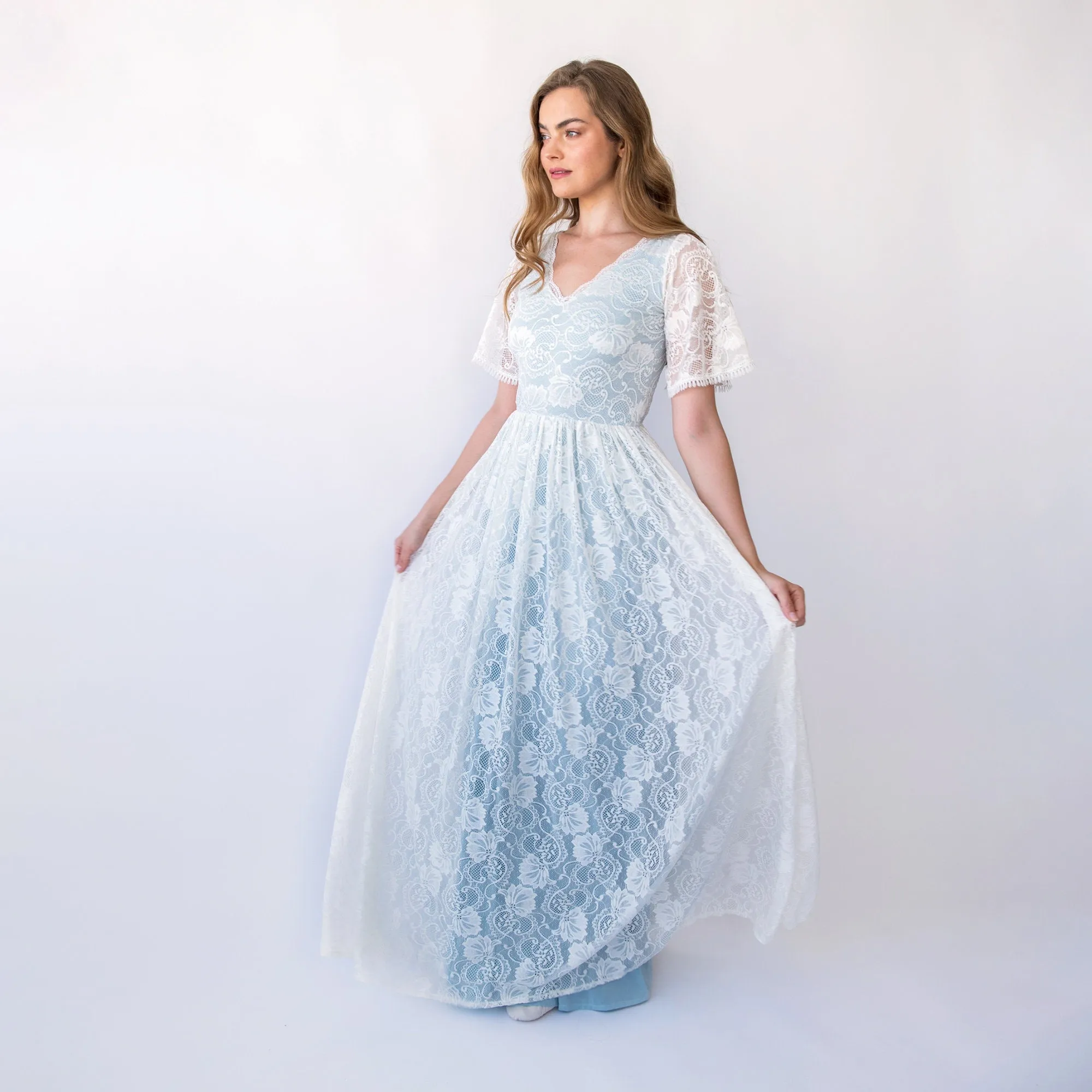 Light Blue Dress  #1428