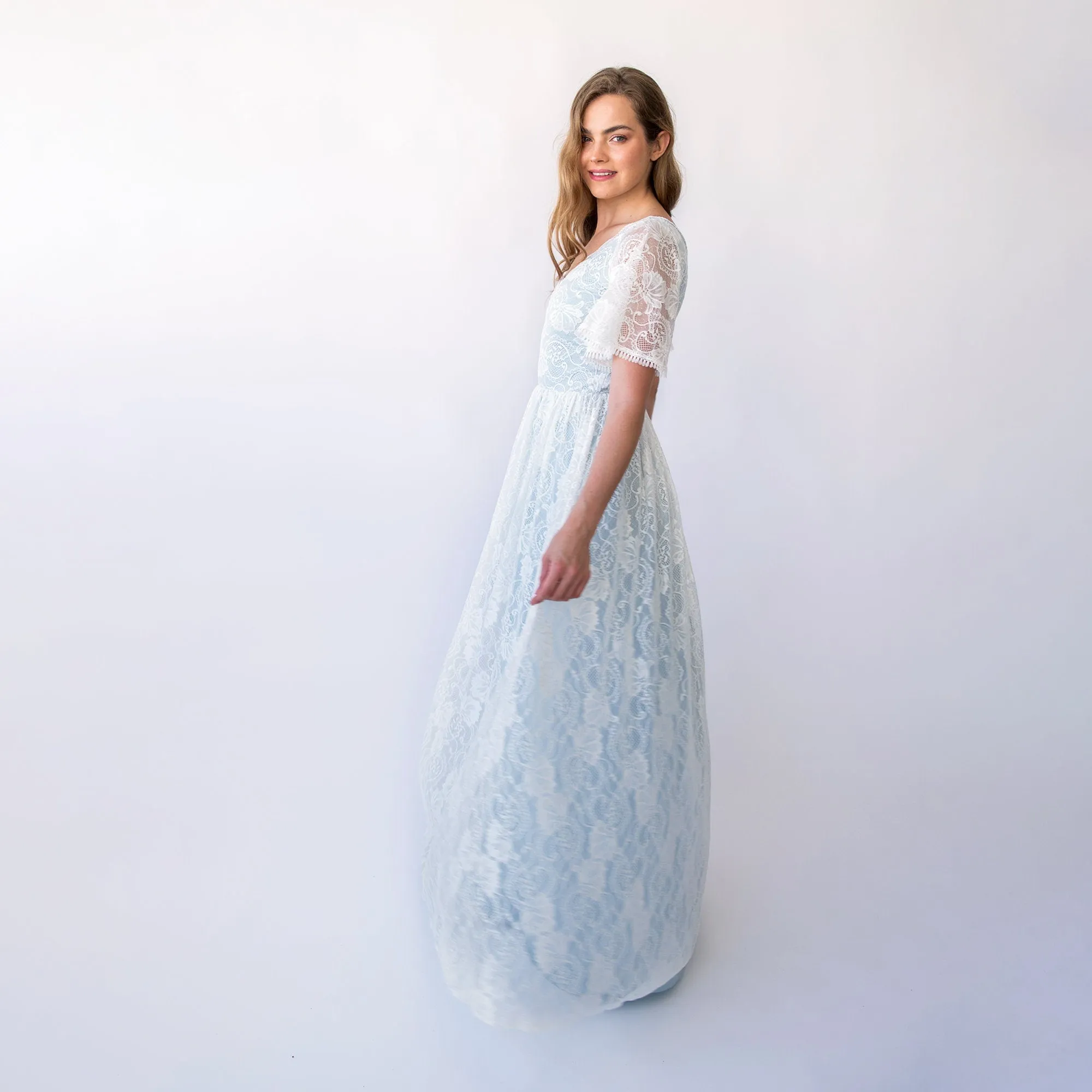 Light Blue Dress  #1428