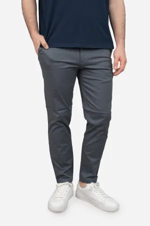Lightweight Stretch Chino Charcoal