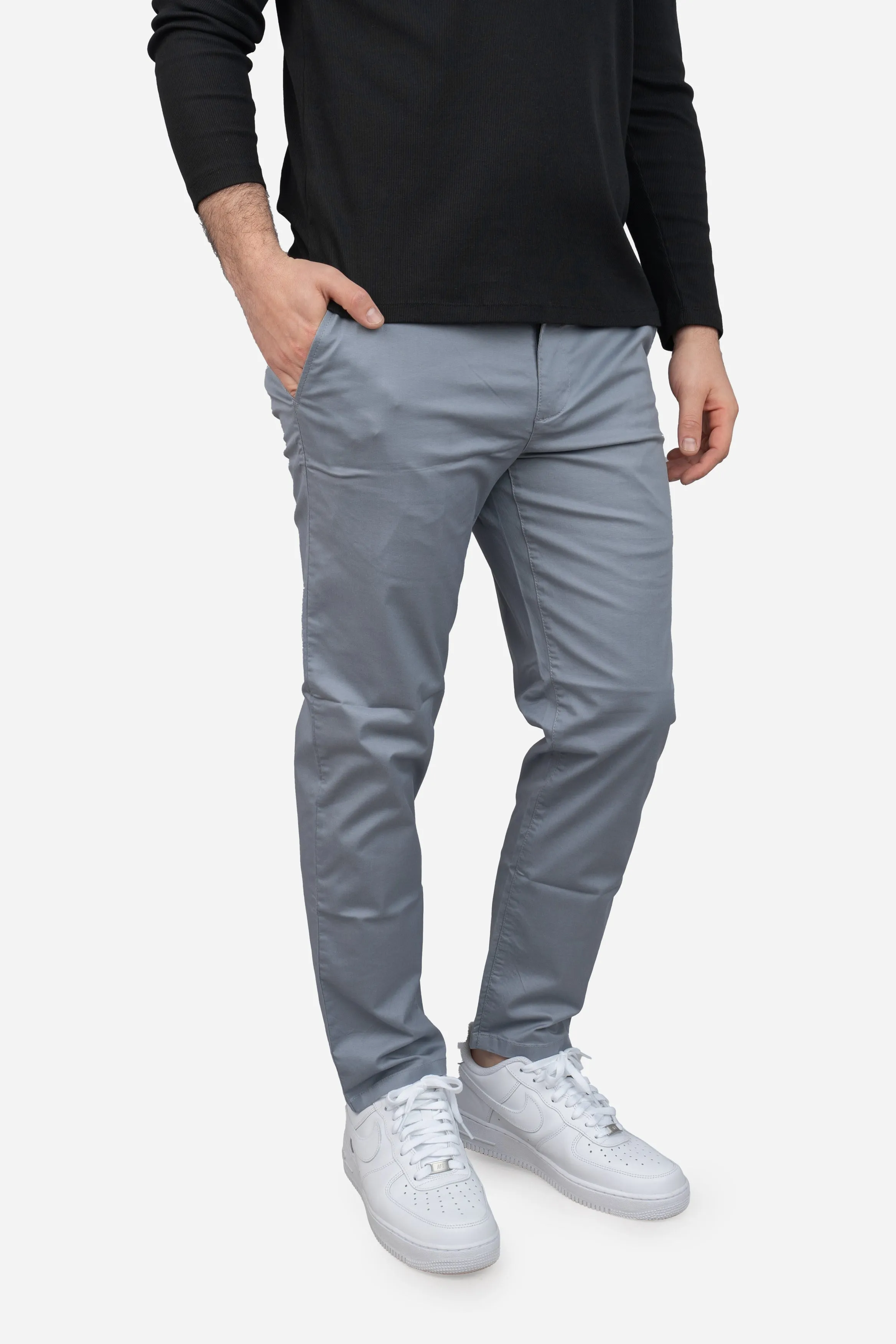 Lightweight Stretch Chino Dolphin Gray