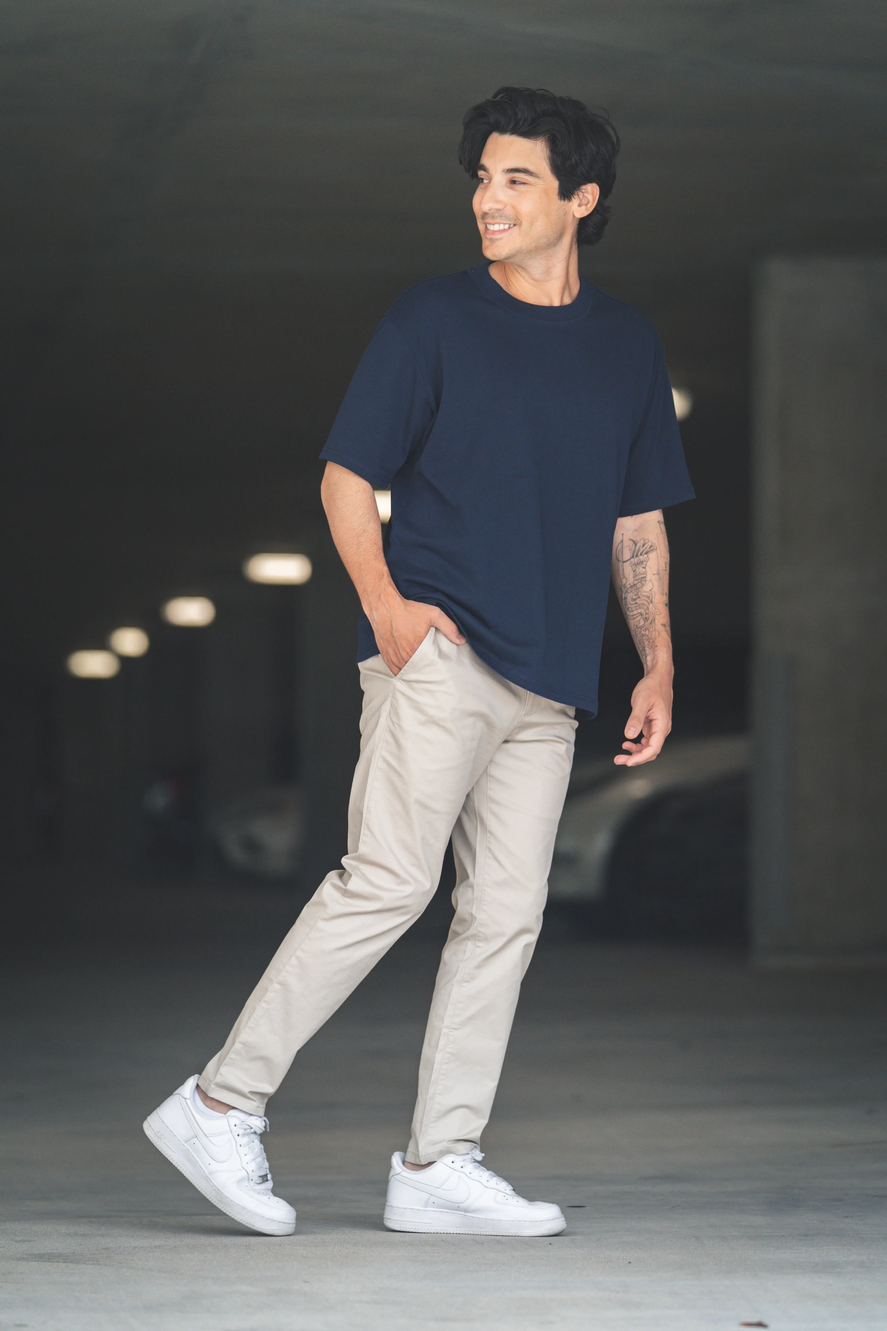 Lightweight Stretch Chino Sand