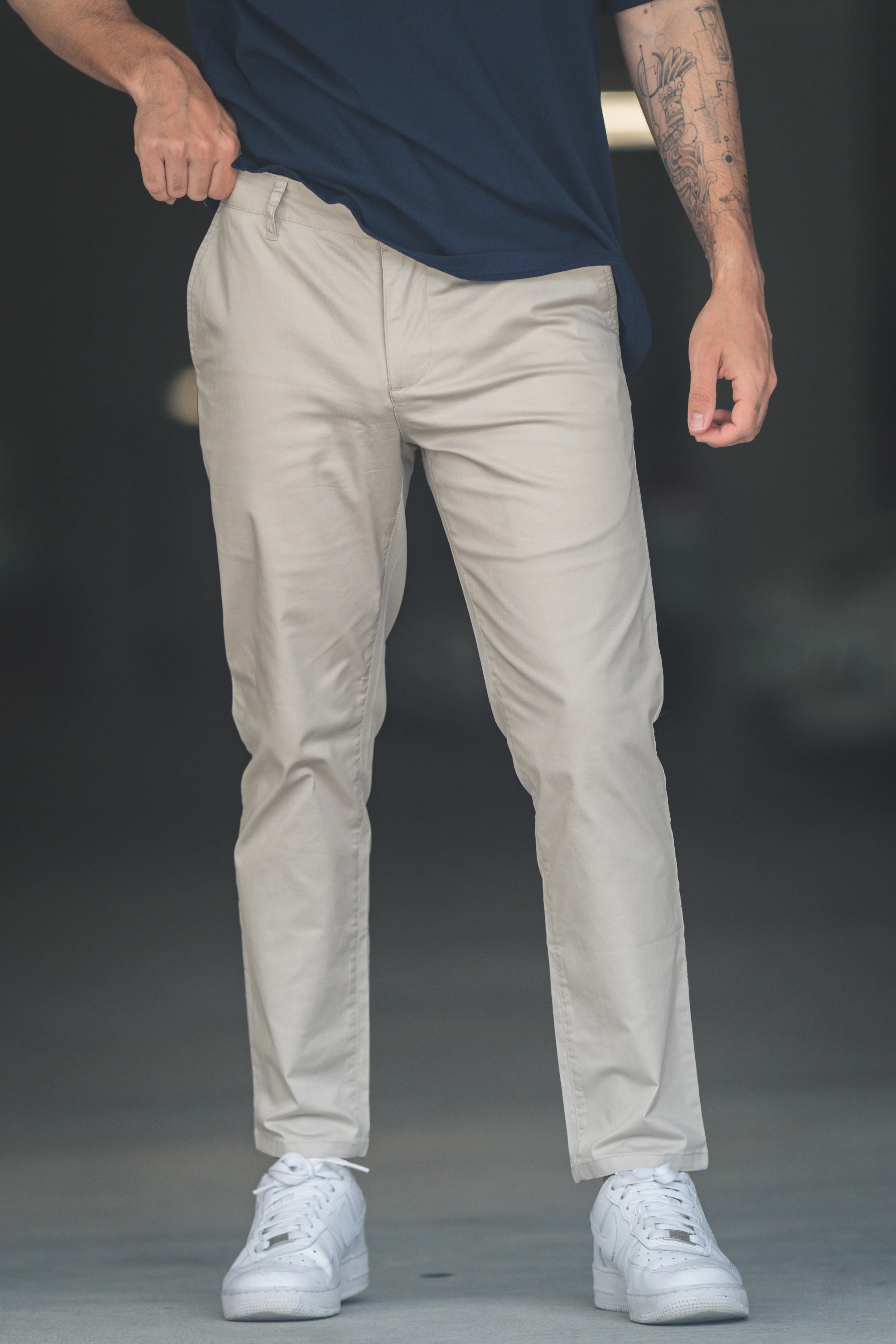 Lightweight Stretch Chino Sand