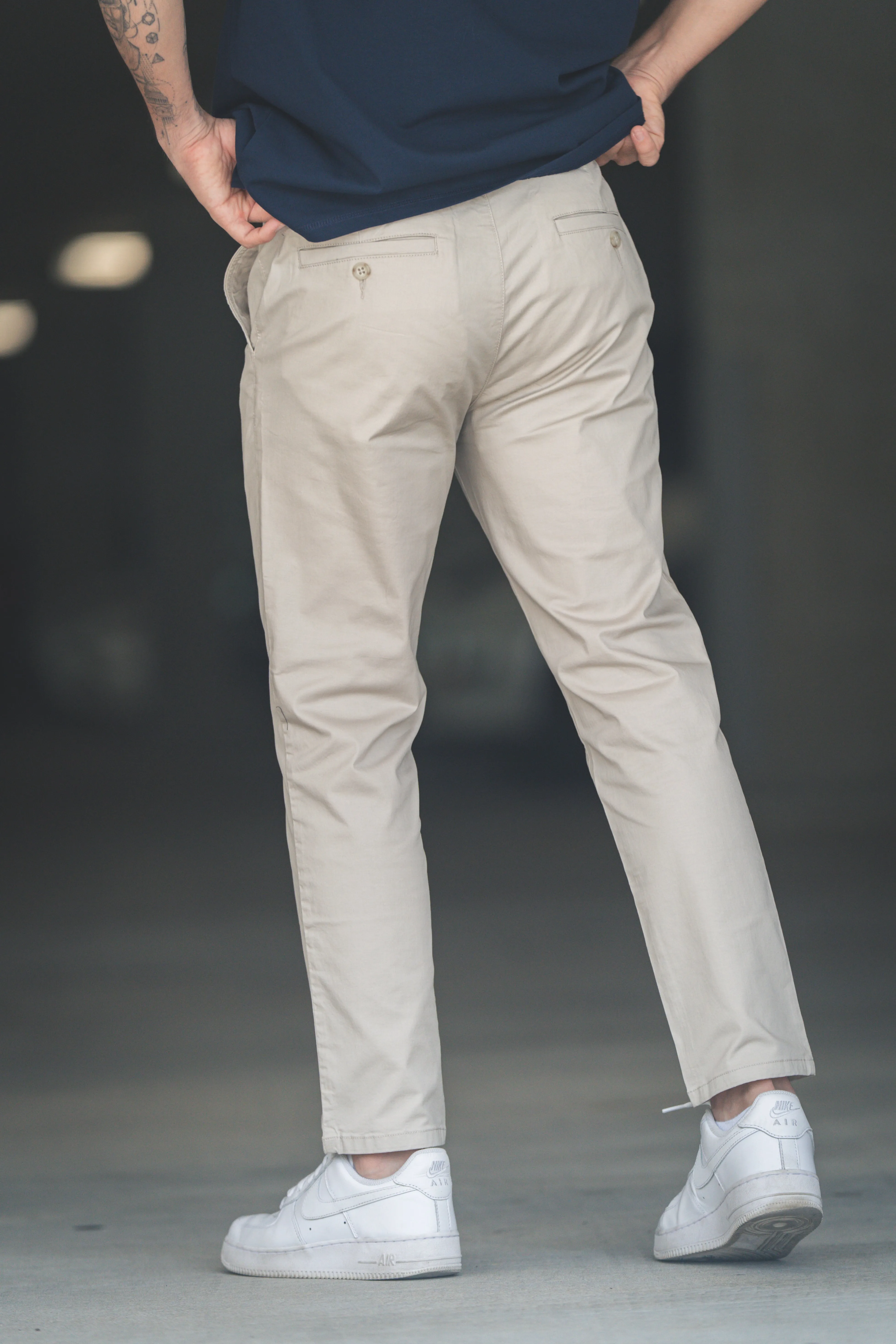 Lightweight Stretch Chino Sand