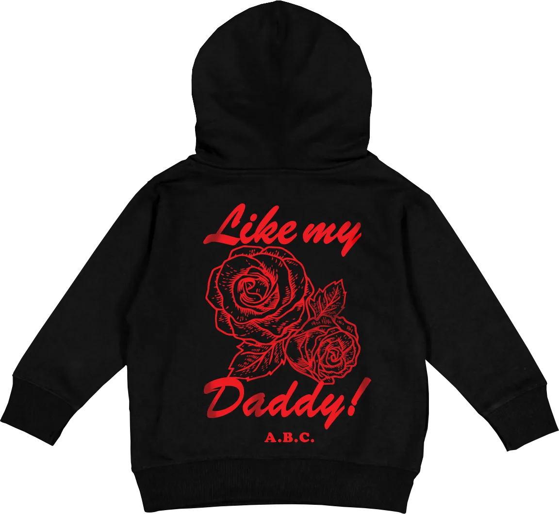 LIKE MY DADDY HOODY(BLACK)