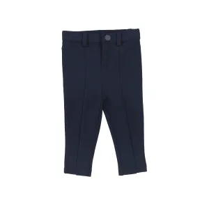 Lil Legs Boys Stretch Pants without Leg Seam - Dark Navy
