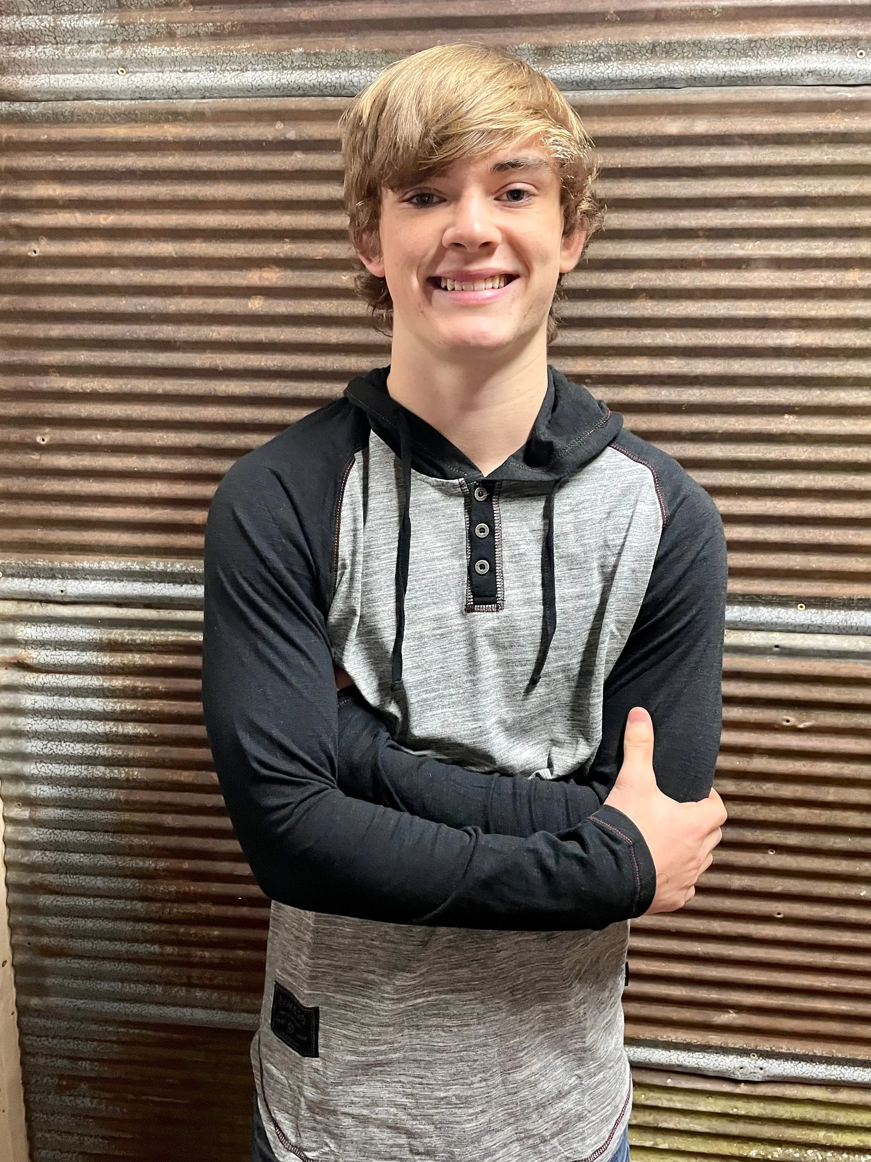 Long Sleeve Color Block Pullover Thin Hoodie