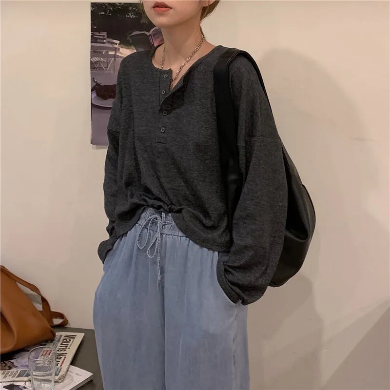 Long Sleeve Stylish Simple Shirt