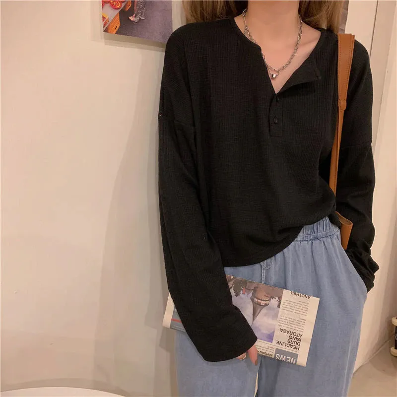 Long Sleeve Stylish Simple Shirt