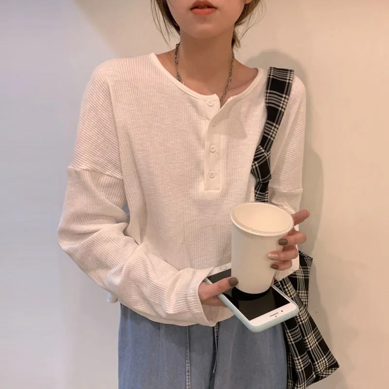 Long Sleeve Stylish Simple Shirt