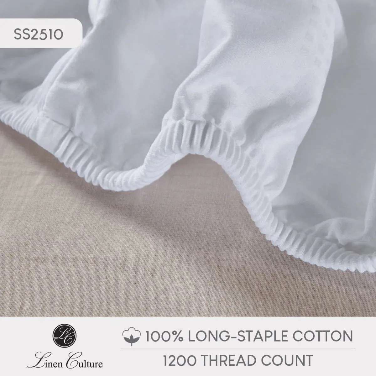 Long-Staple Cotton - Dobby White
