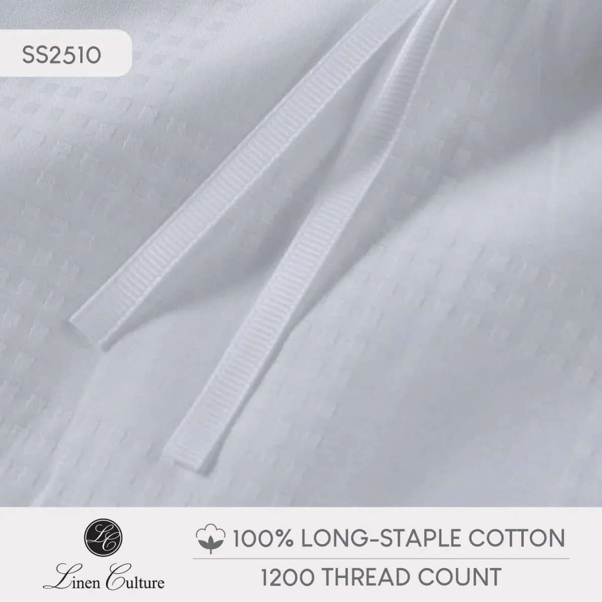 Long-Staple Cotton - Dobby White