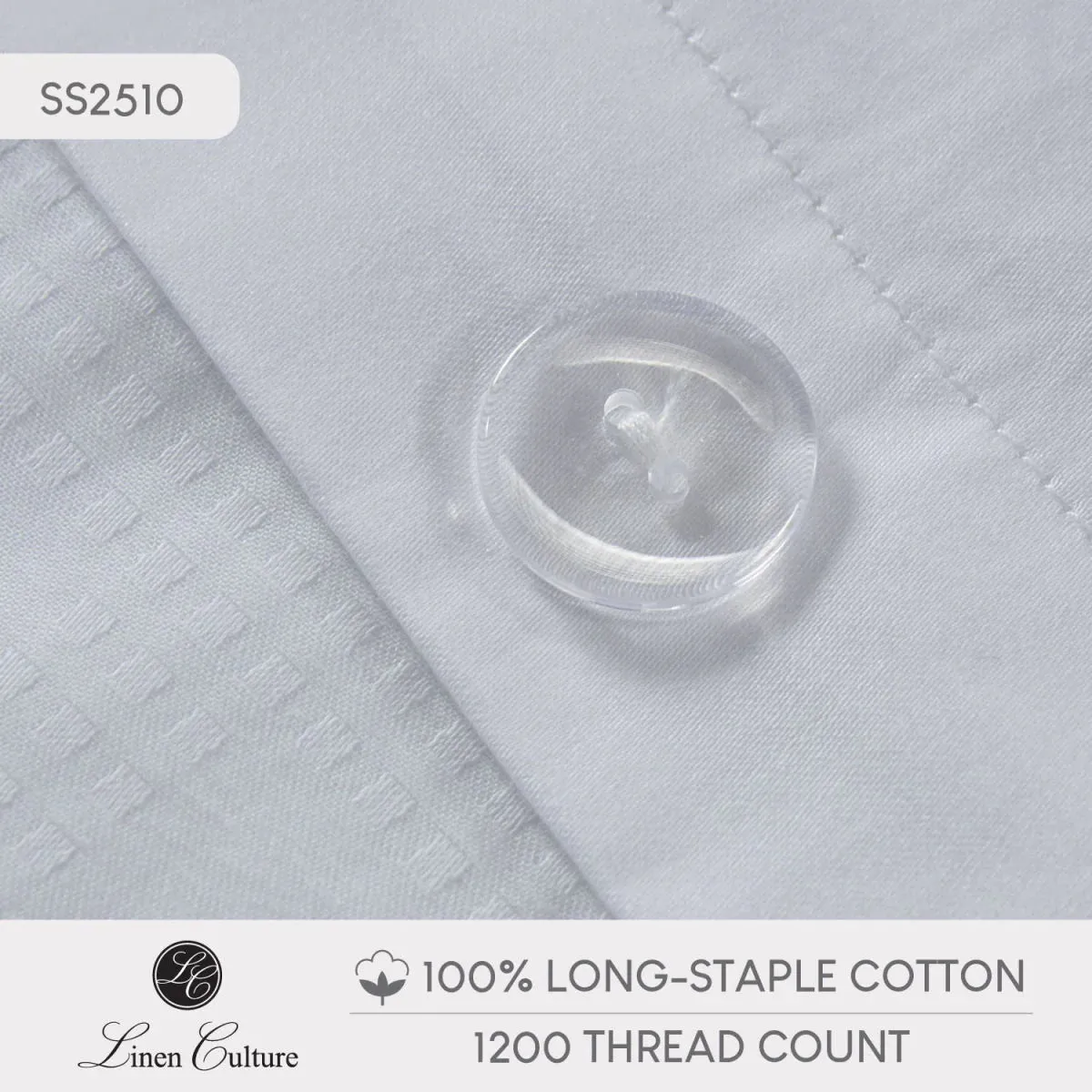 Long-Staple Cotton - Dobby White