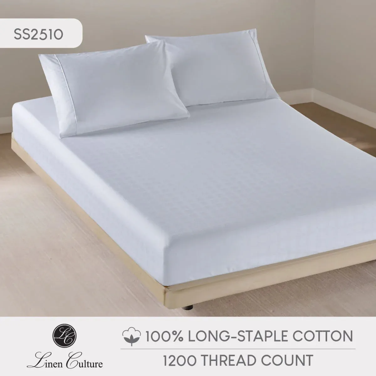 Long-Staple Cotton - Dobby White