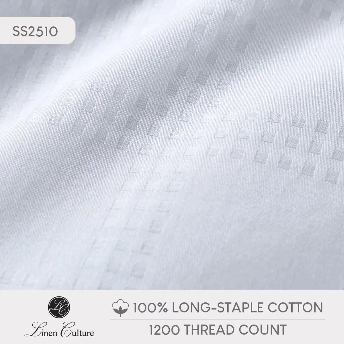 Long-Staple Cotton - Dobby White