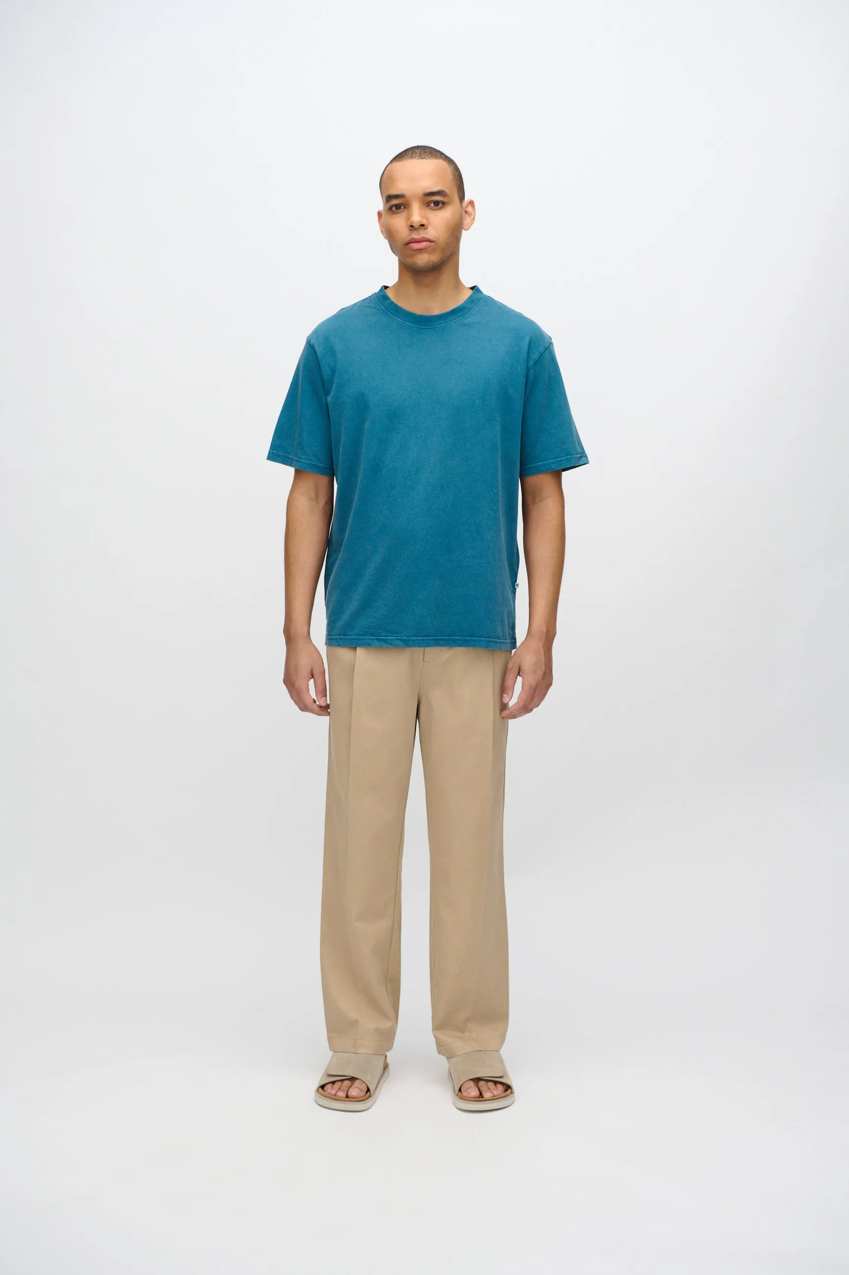 Lono short sleeved t-shirt 3412 - Blue Ashes