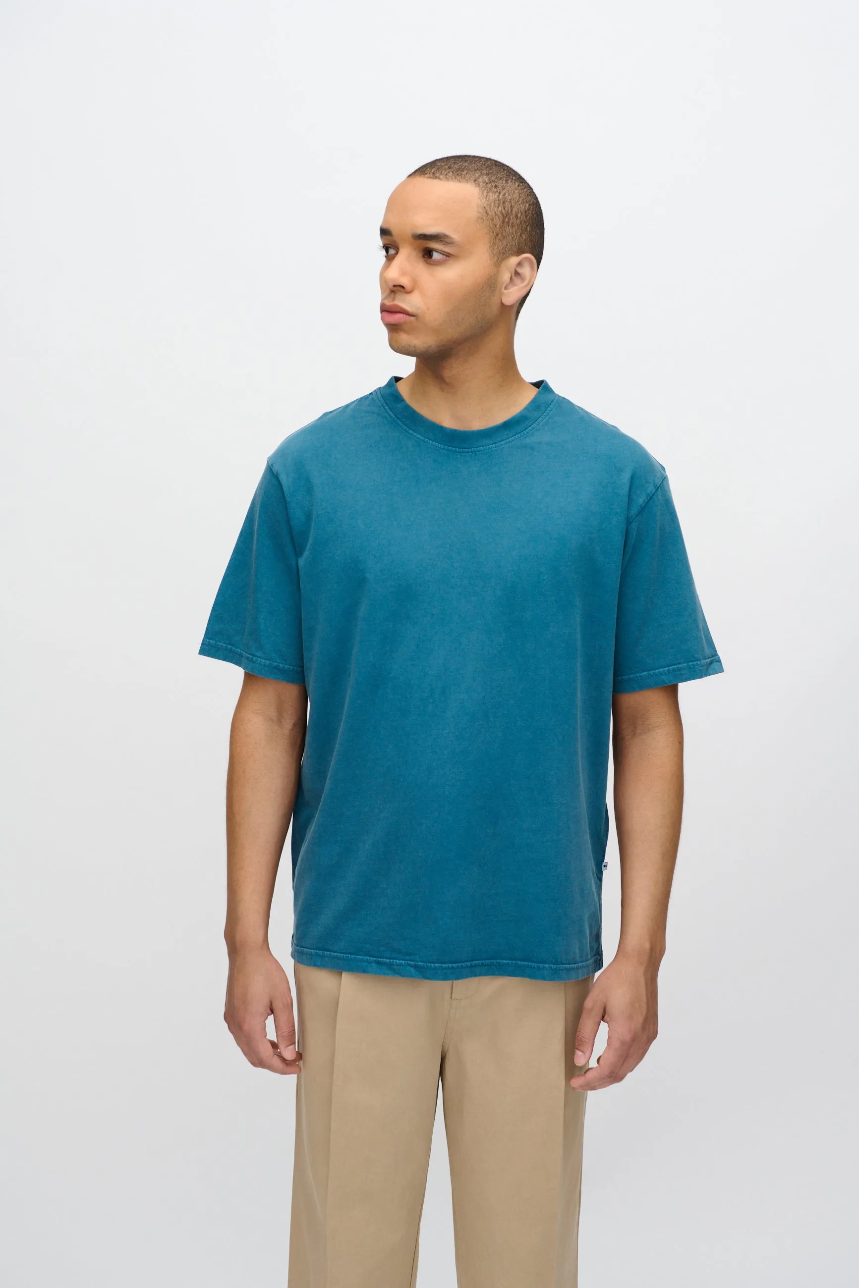 Lono short sleeved t-shirt 3412 - Blue Ashes