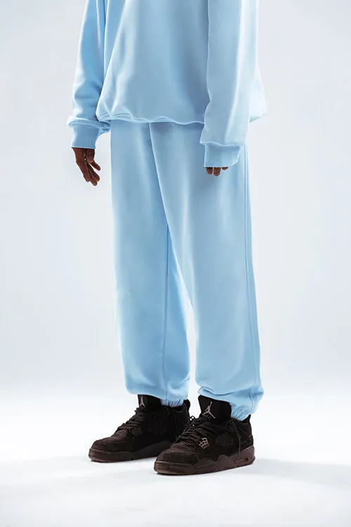 Loose Drawstring Sweatpants-Denim Dream