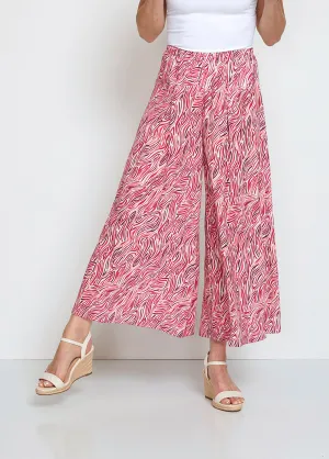 Loose elasticated waist skirt-pants